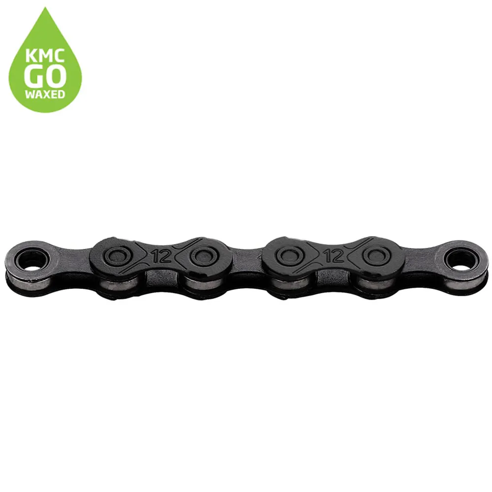 uPRISE Bikes Kmc KMC X12 BlackTech Pre-Waxed 12-Speed Chain - 126 Link - Black | Price match, 365 day returns, 18-Month Warranty, Finance Available & Free UK Delivery