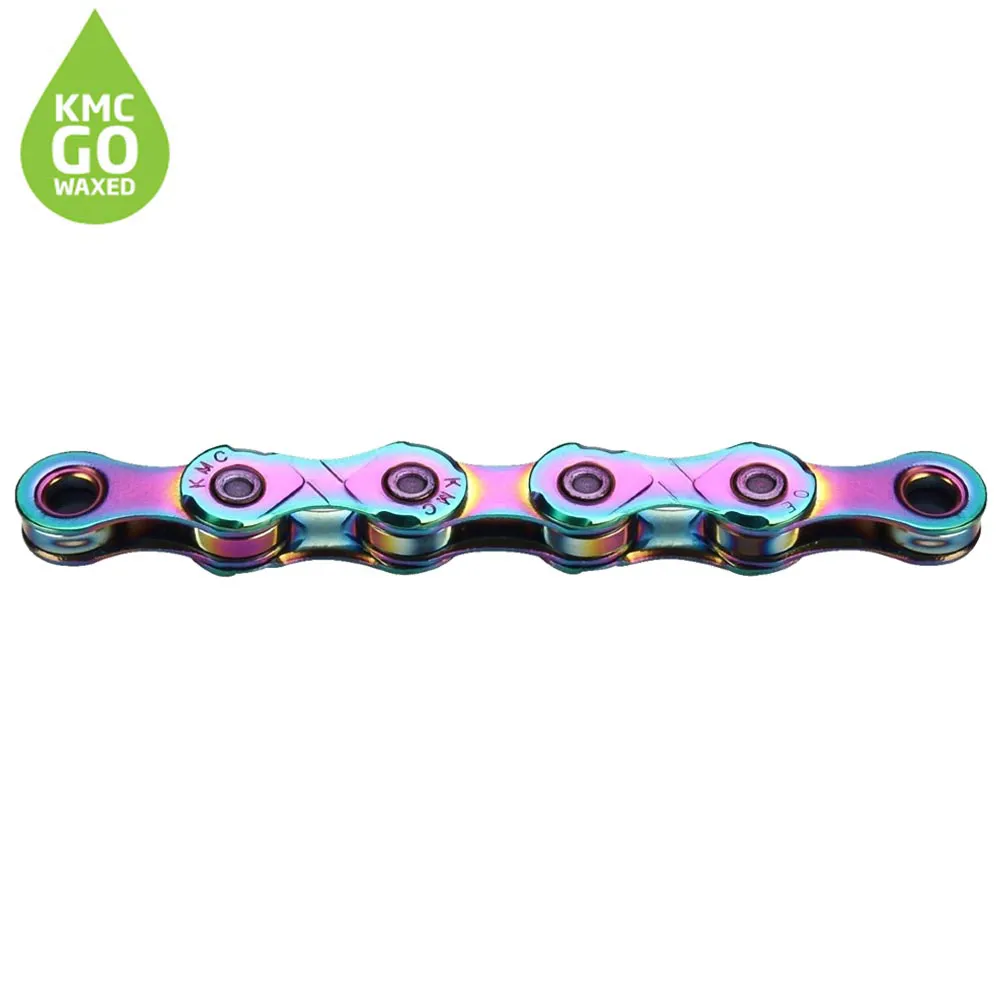 uPRISE Bikes Kmc KMC X12 Aurora Pre-Waxed Chain - 126 Link - 12 Speed - Aurora Blue | Price match, 365 day return s, 18-Month Warranty, Finance Available & Free UK Delivery
