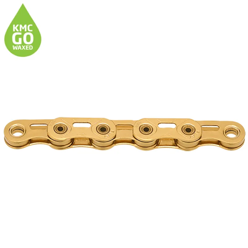 KMC X Flat SL Pre-Waxed SRAM 12/13x Chain - Ti-N Gold