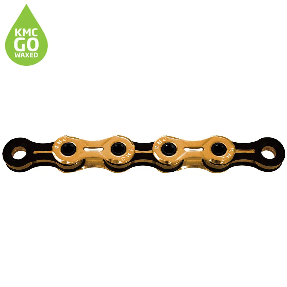 uPRISE Bikes Kmc KMC X11SL Pre-Waxed Chain - 118 Links - 11 Speed - Black/Gold | Price match, 365 day return s, 18-Month Warranty, Finance Available & Free UK Delivery