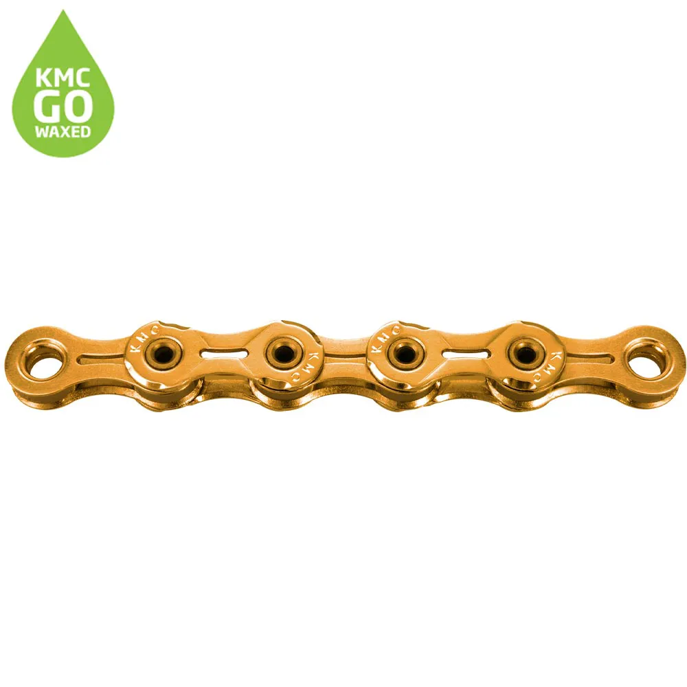 uPRISE Bikes Kmc KMC X11SL Pre-Waxed Chain 118 Links - 11 Speed - Gold | Price match, 365 day return s, 18-Month Warranty, Finance Available & Free UK Delivery