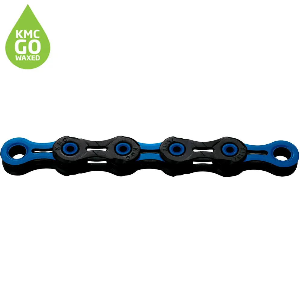 uPRISE Bikes Kmc KMC X11 DLC Pre-Waxed Chain - 118 Links - 11 Speed - Blue | Price match, 365 day return s, 18-Month Warranty, Finance Available & Free UK Delivery