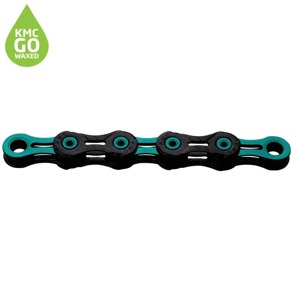 uPRISE Bikes Kmc KMC X11 DLC Pre-Waxed Chain - 118 Links - 11 Speed - Celeste | Price match, 365 day return s, 18-Month Warranty, Finance Available & Free UK Delivery