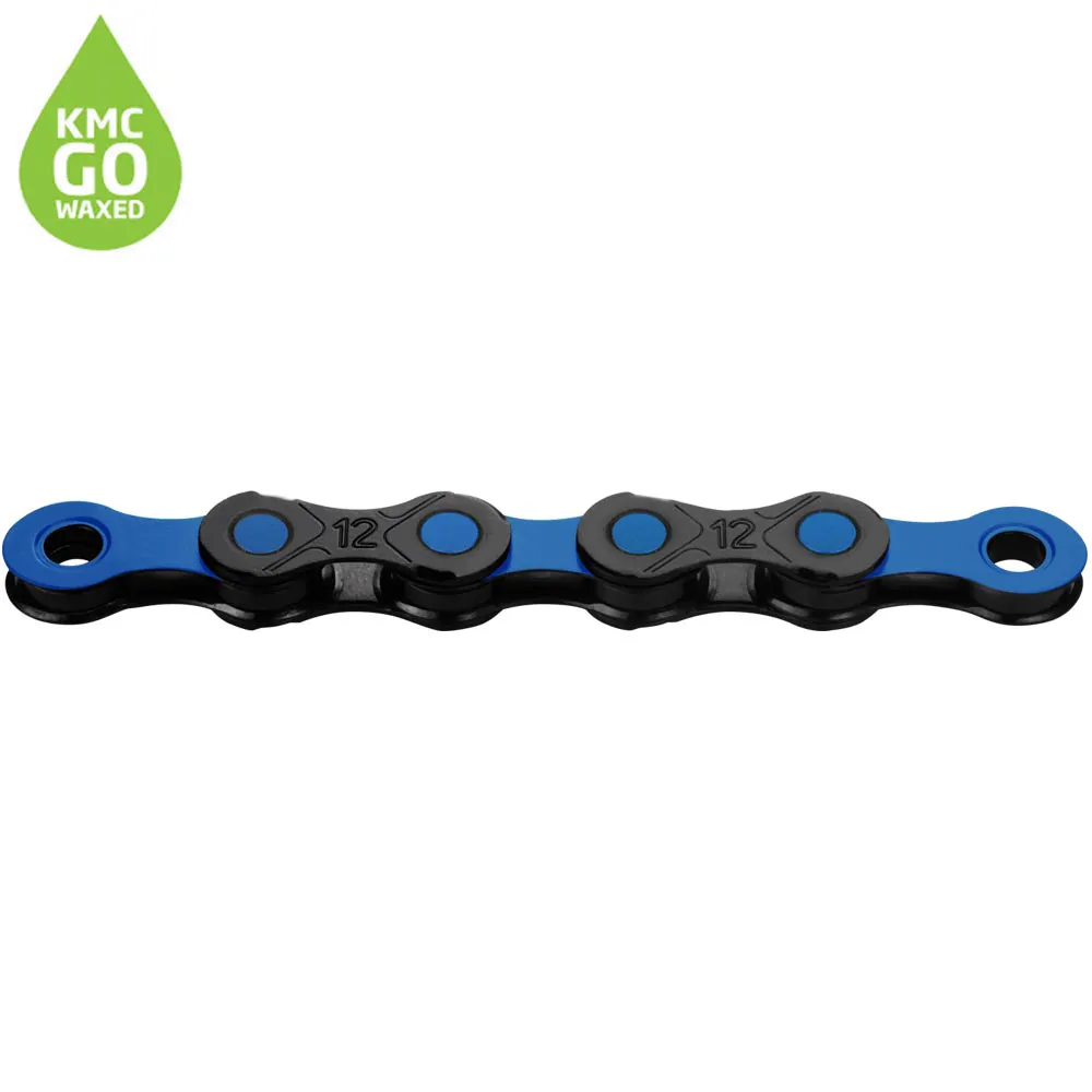 uPRISE Bikes Kmc KMC X12 DLC Pre-Waxed Chain - 126 Links - 12 Speed - Blue | Price match, 365 day return s, 18-Month Warranty, Finance Available & Free UK Delivery