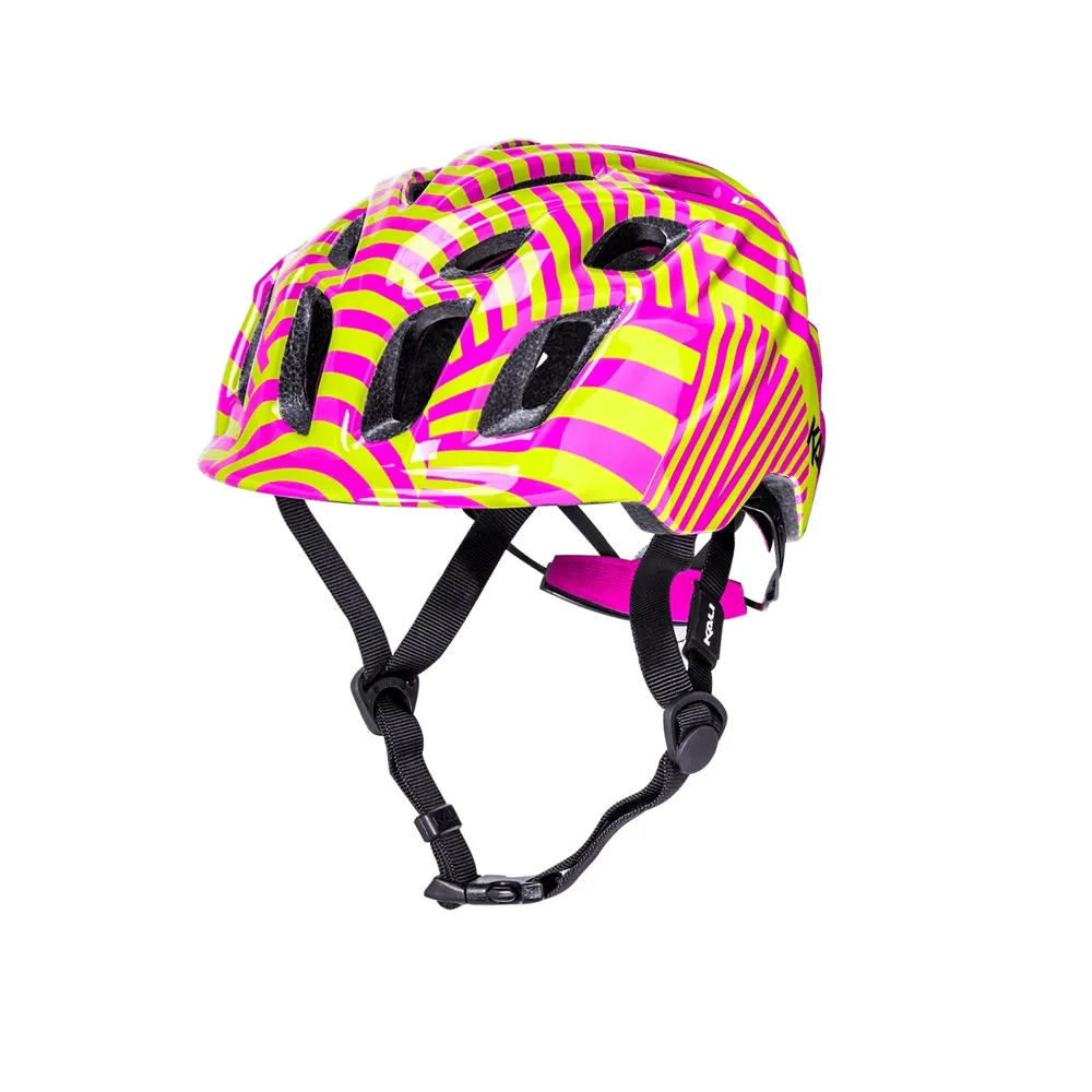 uPRISE Bikes Kali Chakra Lighted Highwire Kids Helmet - Neon Lemonade | Price match, 365 day returns, 18-Month Warranty, Finance Available & Free UK Delivery