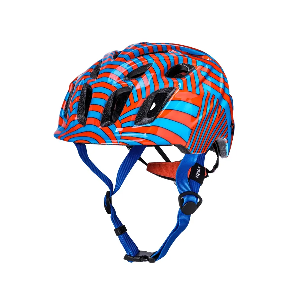 uPRISE Bikes Kali Chakra Lighted Highwire Kids Helmet - Tangerine/Blue | Price match, 365 day returns, 18-Month Warranty, Finance Available & Free UK Delivery