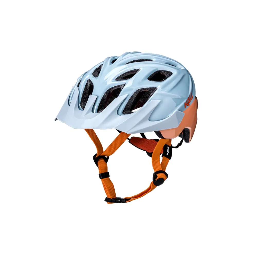 uPRISE Bikes Kali Chakra Youth Helmet - 52-57cm - Drift Seaglass/Orange | Price match, 365 day returns, 18-Month Warranty, Finance Available & Free UK Delivery