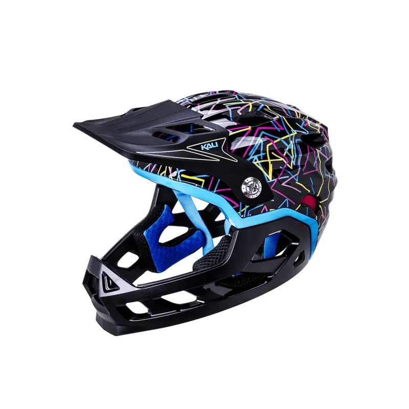 Kali Maya Full Face Kids Helmet -  50-54cm - Segment Neon