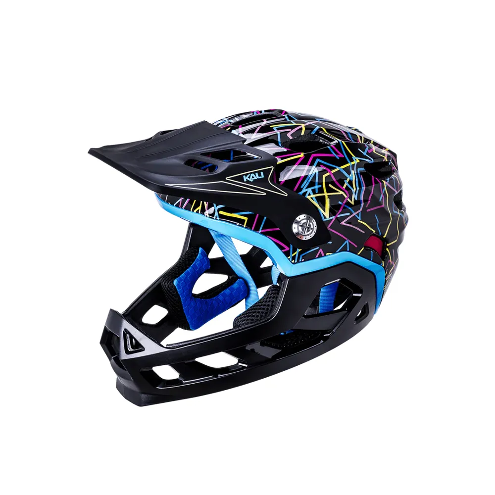 uPRISE Bikes Kali Maya Full Face Kids Helmet - 50-54cm - Segment Neon | Price match, 365 day returns, 18-Month Warranty, Finance Available & Free UK Delivery