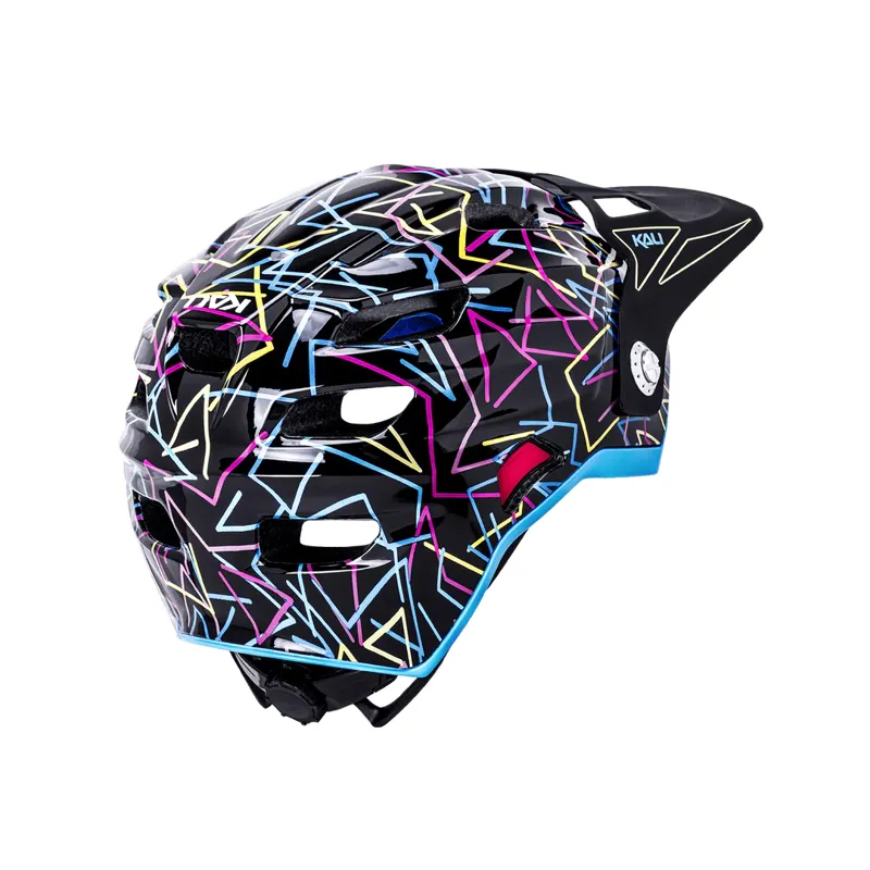 Kali Maya Full Face Kids Helmet -  50-54cm - Segment Neon-3