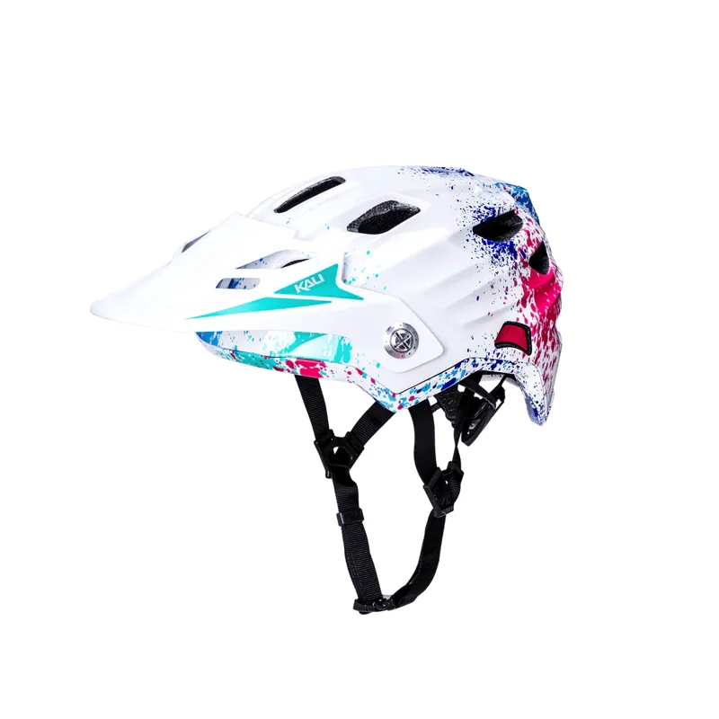 Kali Maya Full Face Kids Helmet -  50-54cm - Splat White/Multi-2