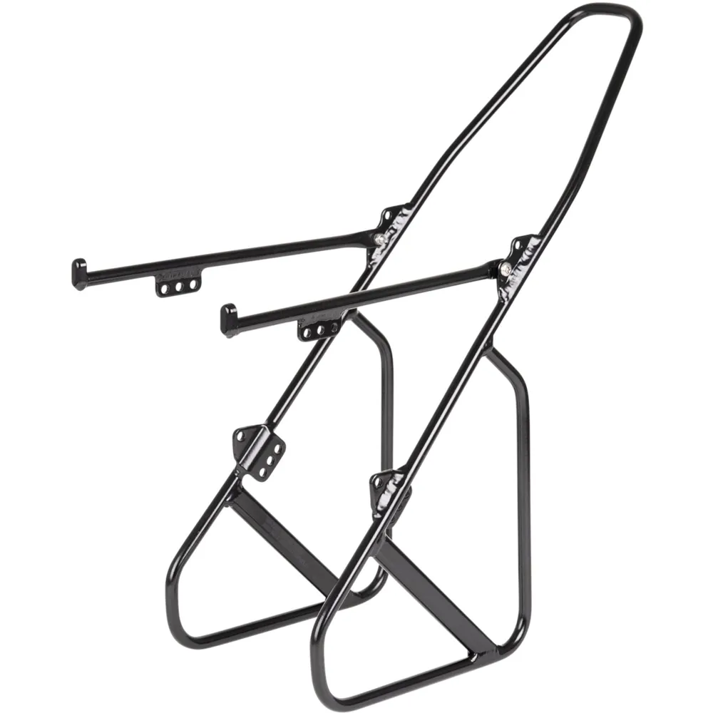 uPRISE Bikes M Part Explorer Low Rider Front Pannier Rack - Black | Price match, 365 day return s, 18-Month Warranty, Finance Available & Free UK Delivery