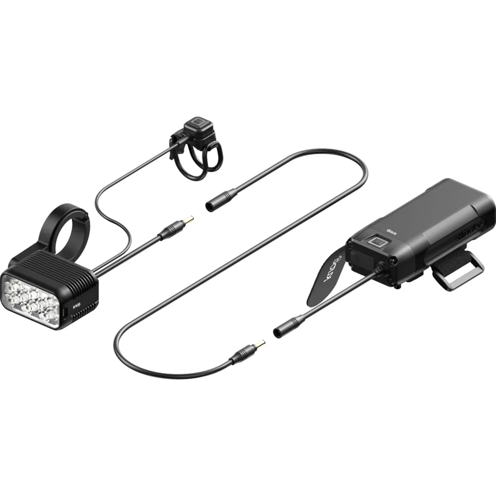 uPRISE Bikes Knog Blinder X 2300 + 10k mAh Battert Front Light - Black | Price match, 365 day return s, 18-Month Warranty, Finance Available & Free UK Delivery
