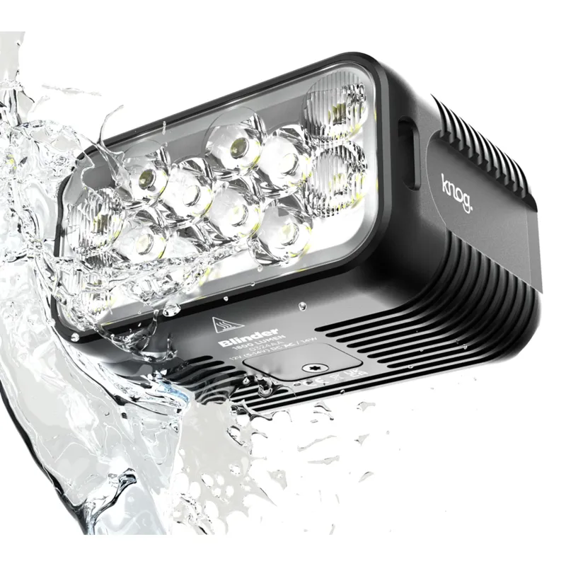 Knog Blinder X 2300 + 10k mAh Battert Front Light - Black-5