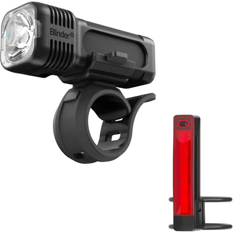 Knog Blinder Pro 400 Front/Plus Rear USB Lightset - Black