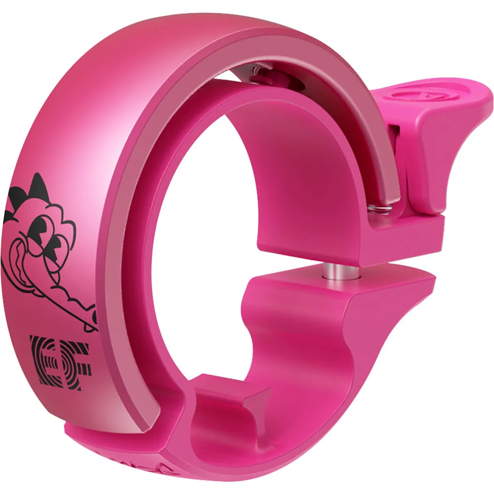 uPRISE Bikes Knog Oi Classic EF Education Bell - Large - LTD Pink | Price match, 365 day return s, 18-Month Warranty, Finance Available & Free UK Delivery
