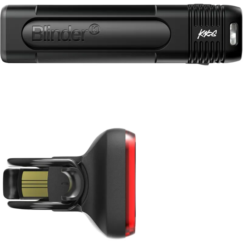 Knog Blinder Pro 1000/Blinder Square USB Light Set - Black -1