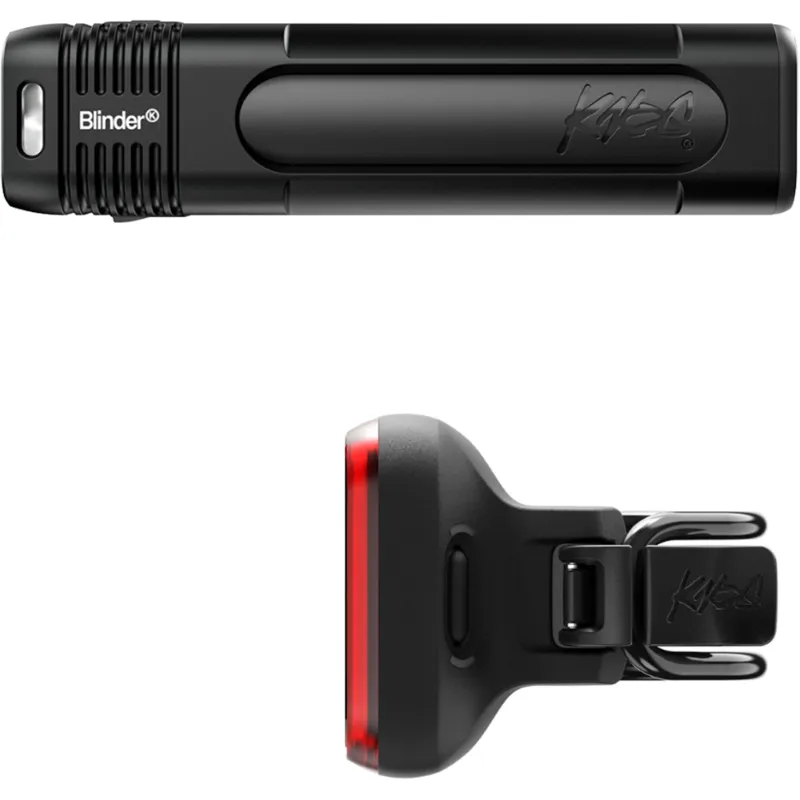 Knog Blinder Pro 1000/Blinder Square USB Light Set - Black -2