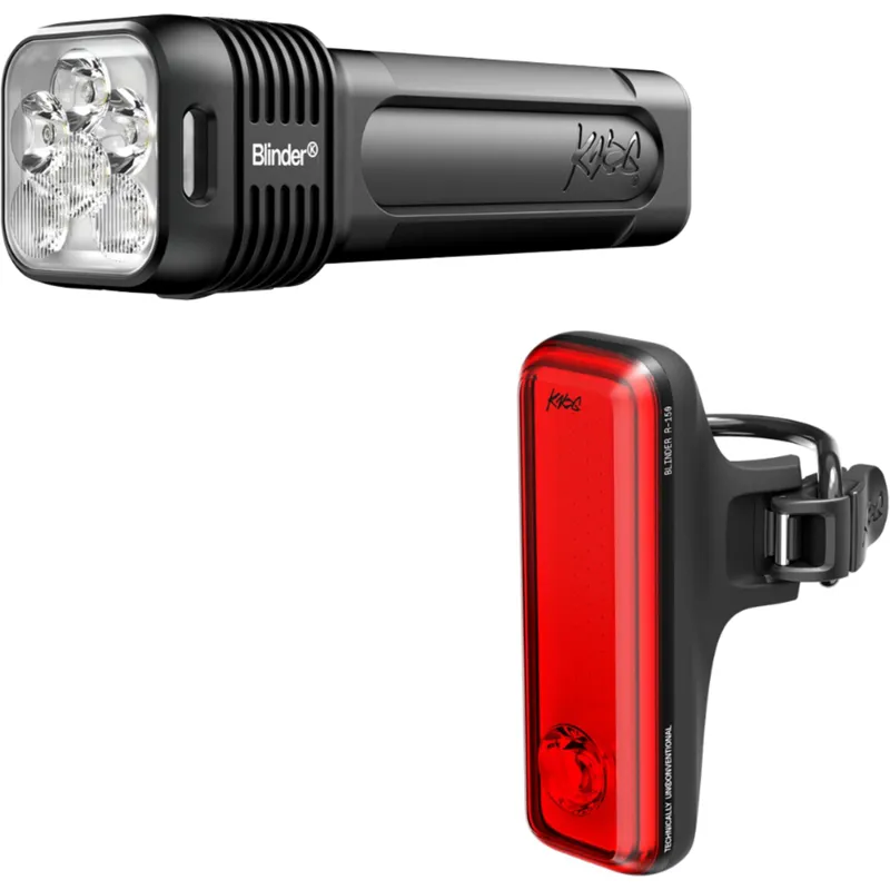 Knog Blinder Pro 1400/R150 USB Light Set - Black-1