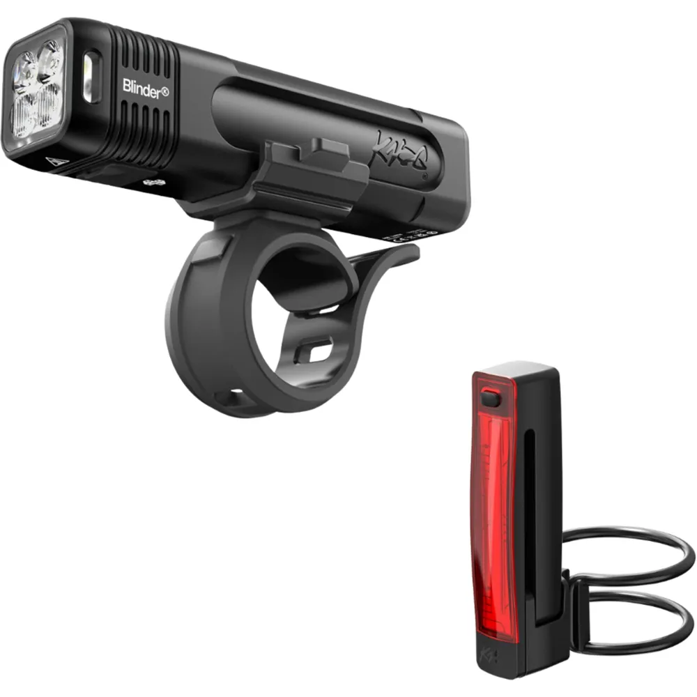 uPRISE Bikes Knog Blinder Pro 700/Plus 20 USB Light Set - Black | Price match, 365 day return s, 18-Month Warranty, Finance Available & Free UK Delivery