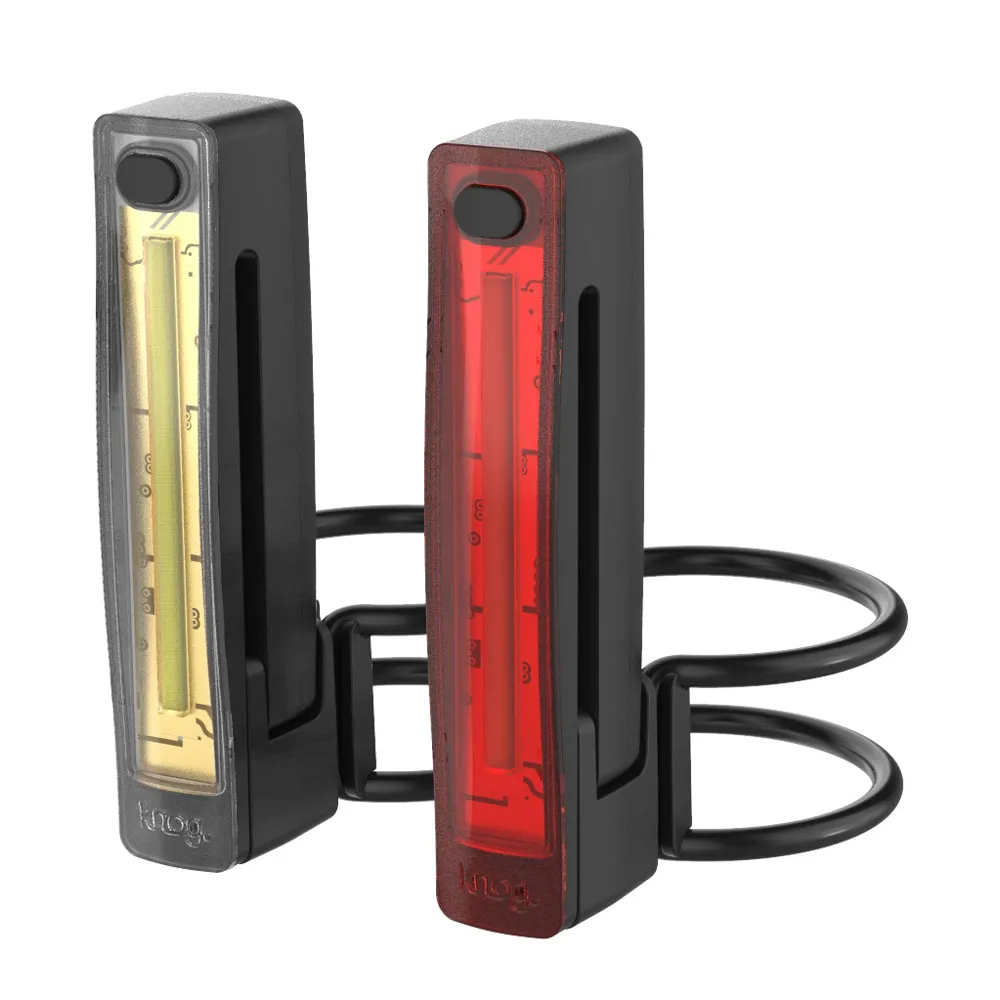 uPRISE Bikes Knog Plus Twinpack USB Light Set - Black | Price match, 365 day return s, 18-Month Warranty, Finance Available & Free UK Delivery