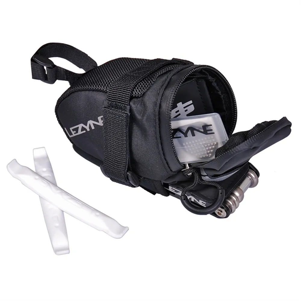 uPRISE Bikes Lezyne Caddy Medium Loaded Saddle Bag - Medium | Price match, 365 day return s, 18-Month Warranty, Finance Available & Free UK Delivery