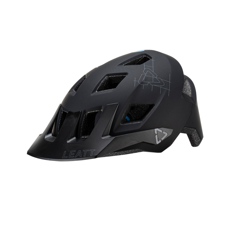Leatt AllMtn 1.0 MTB Helmet - Stealth Black/Grey-1