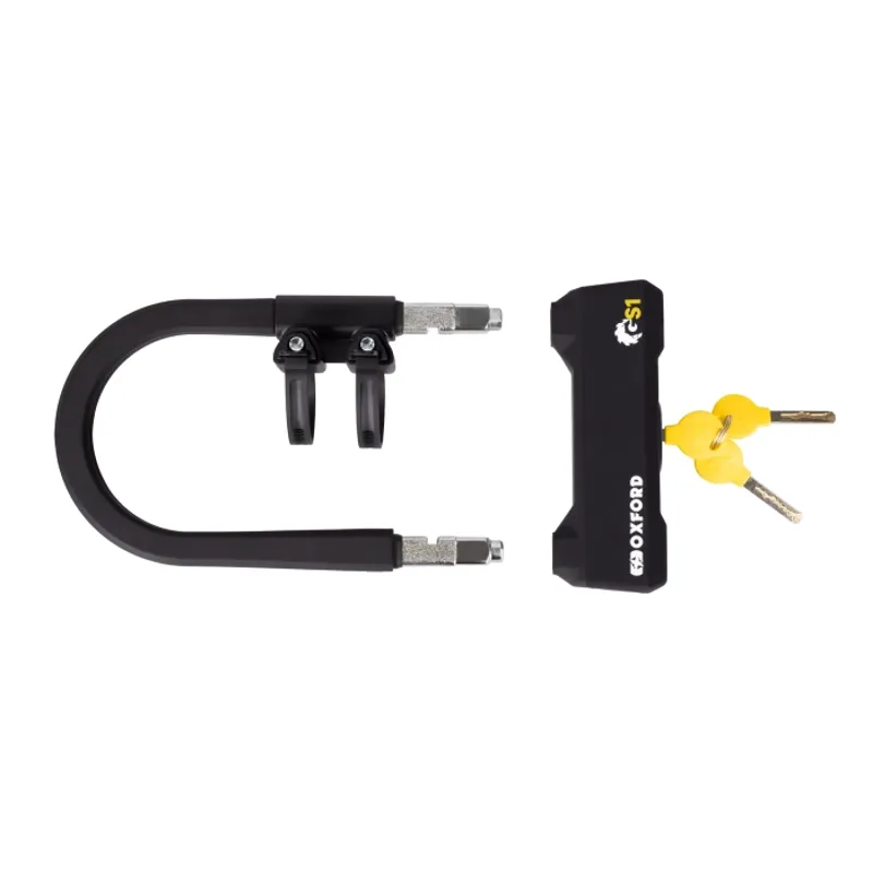 Oxford Grinder Shackle 1 U-Lock - Short - Black-7