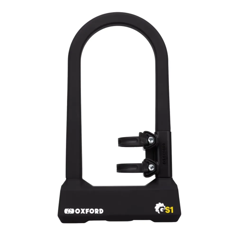 uPRISE Bikes Oxford Grinder Shackle 1 U-Lock - Long - Black | Price match, 365 day returns, 18-Month Warranty, Finance Available & Free UK Delivery