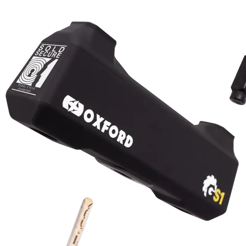 Oxford Grinder Shackle 1 U-Lock - Long - Black-4