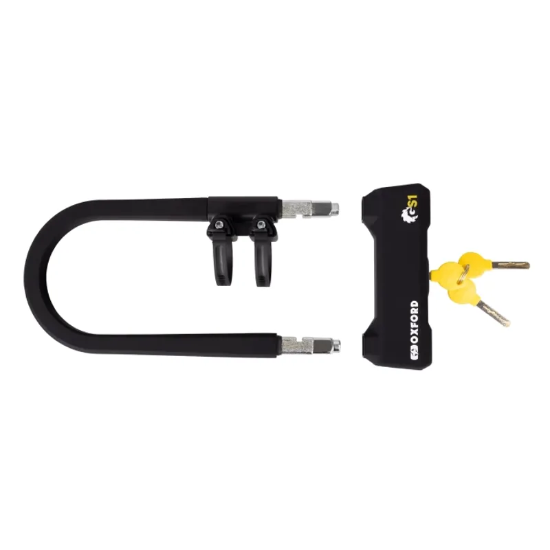 Oxford Grinder Shackle 1 U-Lock - Long - Black-7