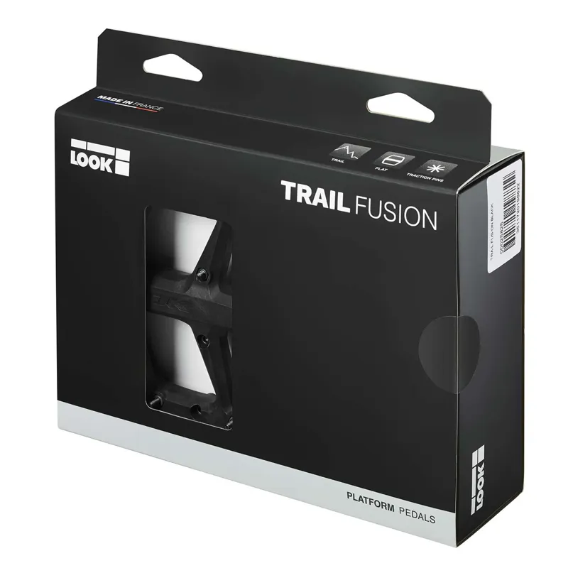 Look Trail Fusion Flat MTB Pedals - Black-2
