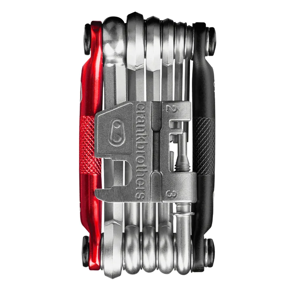uPRISE Bikes Crank Brothers Multi 17 Function Multi Tool - Black/Red | Price match, 365 day return s, 18-Month Warranty, Finance Available & Free UK Delivery