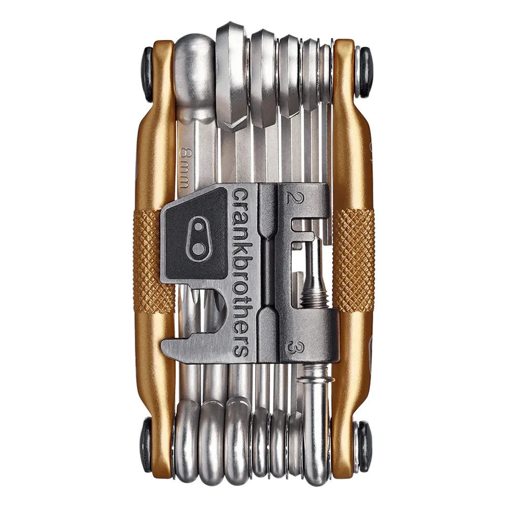 uPRISE Bikes Crank Brothers Multi 19 Function Multi Tool - Gold | Price match, 365 day return s, 18-Month Warranty, Finance Available & Free UK Delivery