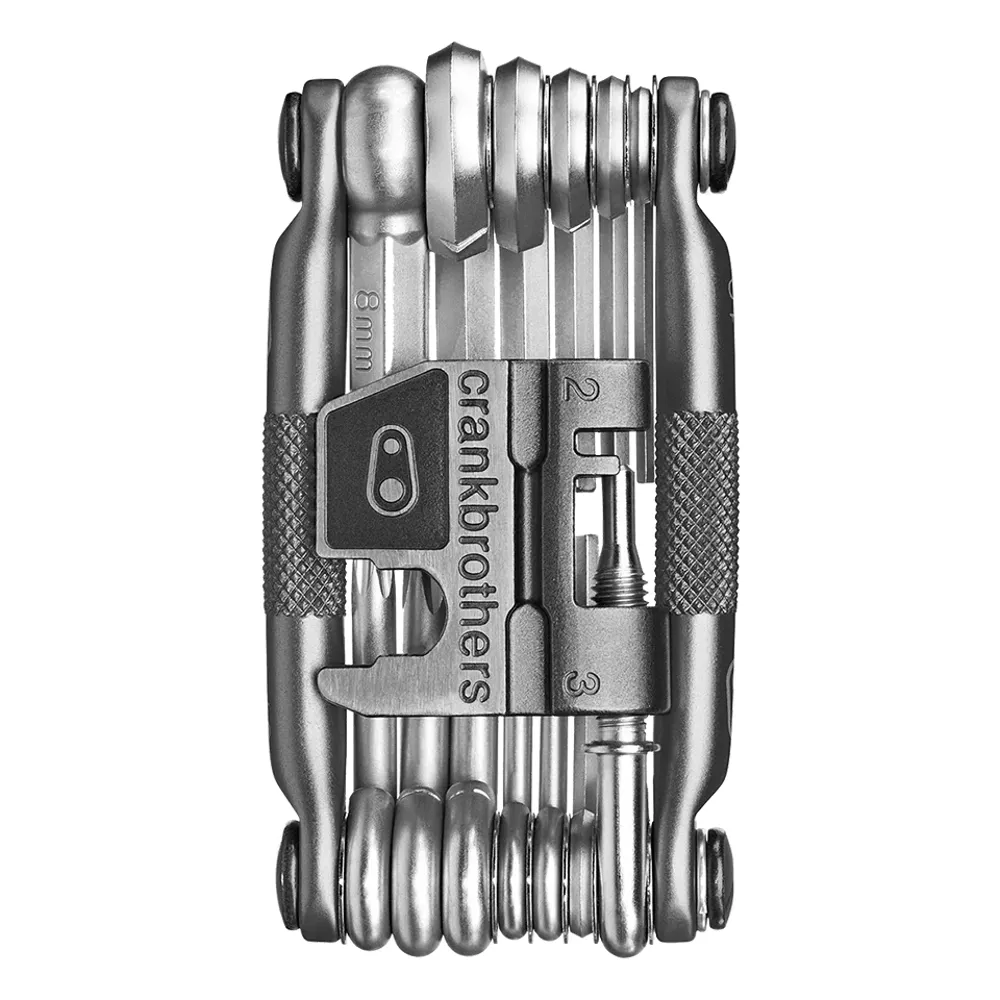 uPRISE Bikes Crank Brothers Multi 19 Function Multi Tool - Nickel | Price match, 365 day return s, 18-Month Warranty, Finance Available & Free UK Delivery