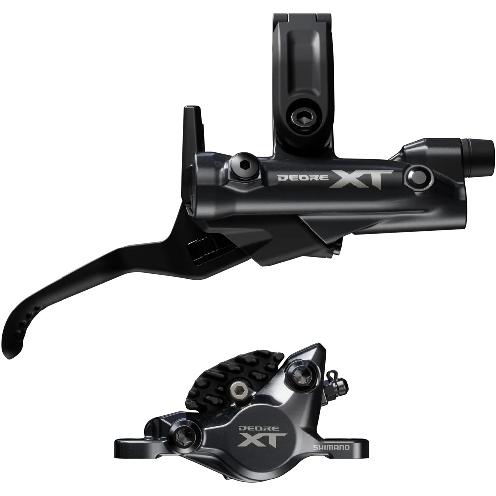 uPRISE Bikes Shimano BR-M8200/BL-M8200 XT 2 Pot Post Mount Brake Set - Front Right | Price match, 365 day return s, 18-Month Warranty, Finance Available & Free UK Delivery