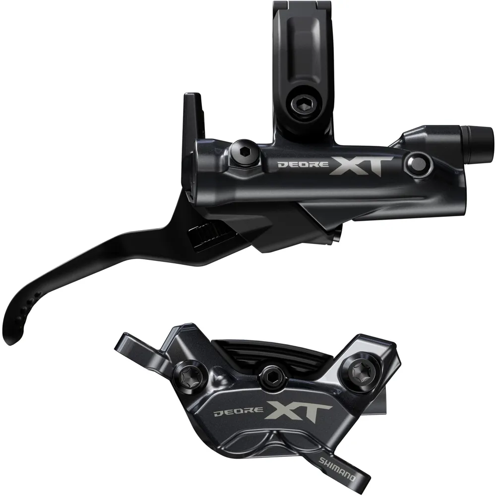 uPRISE Bikes Shimano BR-M8220/BL-M8200 XT 4 Pot Post Mount Brake Set - Front Right | Price match, 365 day return s, 18-Month Warranty, Finance Available & Free UK Delivery