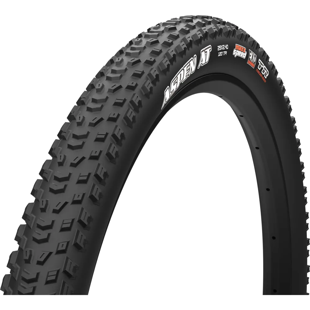 uPRISE Bikes Maxxis Aspen AT 29 x 2.40 120 TPI Folding MaxxSpeed EXO Tubeless Tyre | Price match, 365 day returns, 18-Month Warranty, Finance Available & Free UK Delivery