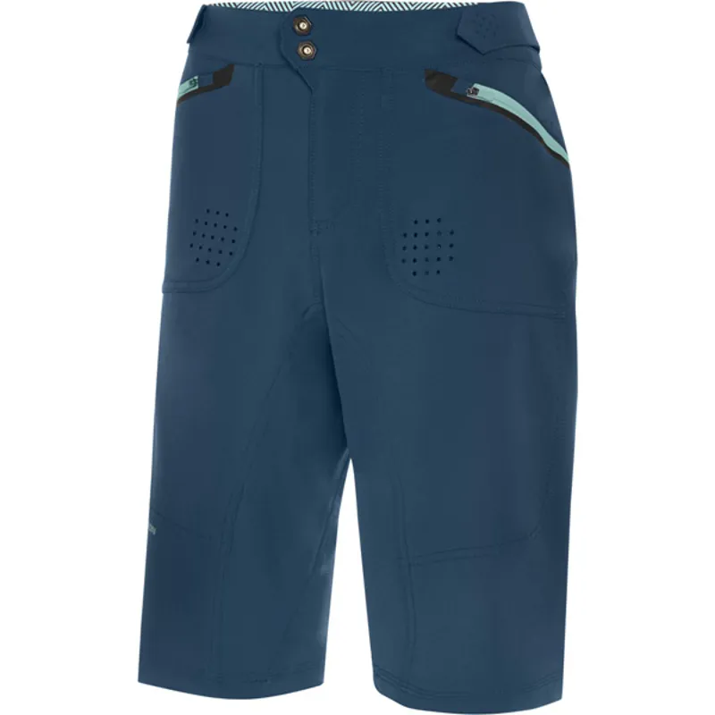 Madison Flux Womens Baggy Shorts Blue