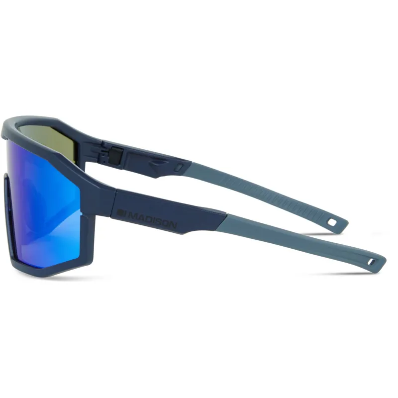 Madison Enigma Sunglasses - Ink Navy/Blue Mirror Lens-1