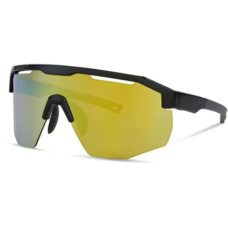 Madison Cipher Sunglasses - 3 Pack - Gloss Black - Bronze Mirror/Amber/Clear Lens