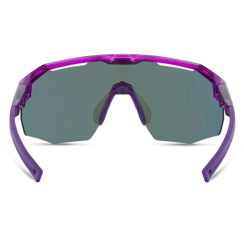 Madison Cipher Sunglasses - Crystal Gloss Purple/Purple Mirror Lens-2