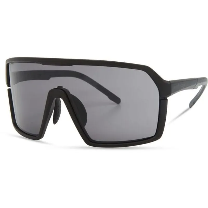 Madison Crypto Sunglasses - Matt Black/Black Mirror Lens
