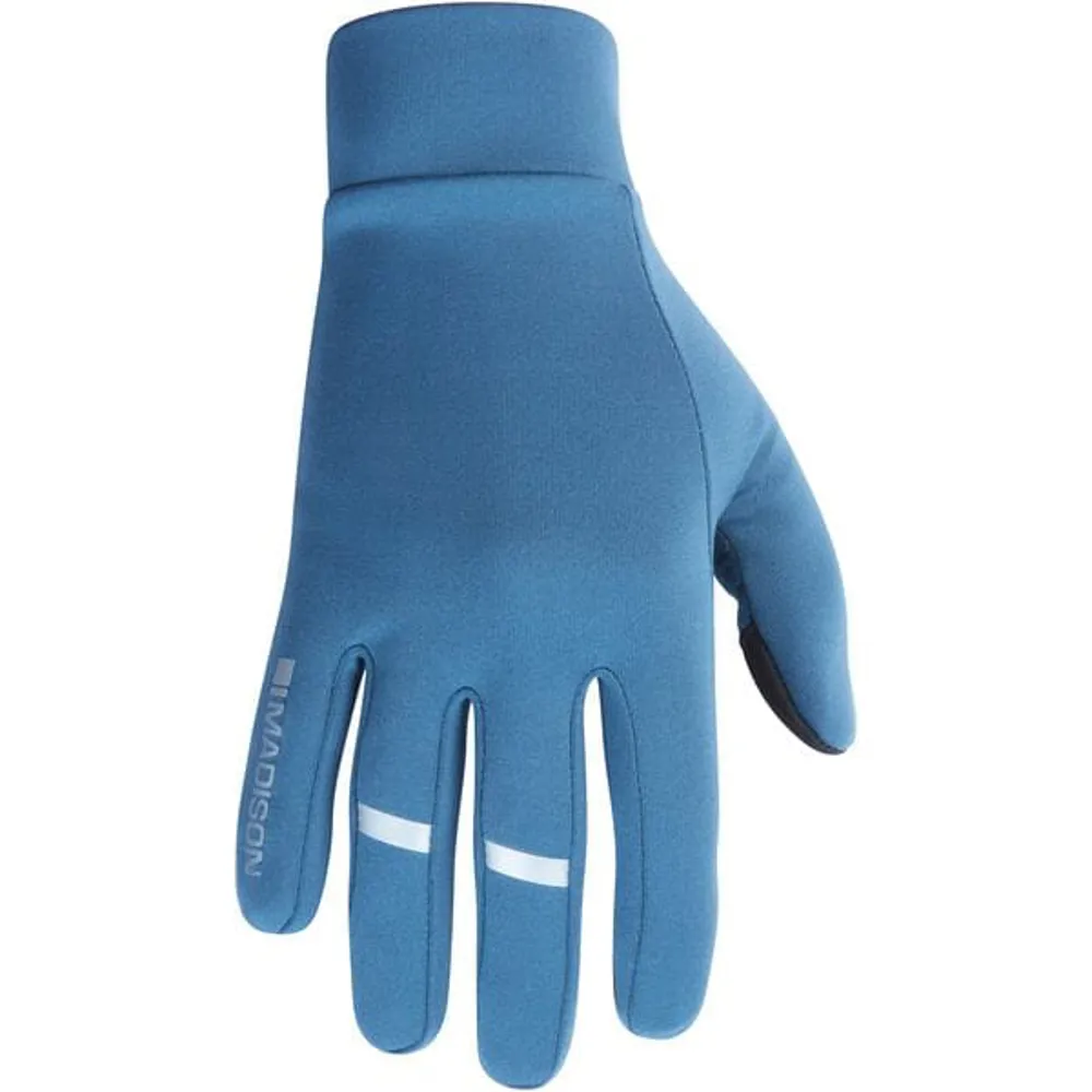 uPRISE Bikes Madison Freewheel Isoler Thermal Long Finger Gloves - Lake Blue | Price match, 365 day return s, 18-Month Warranty, Finance Available & Free UK Delivery