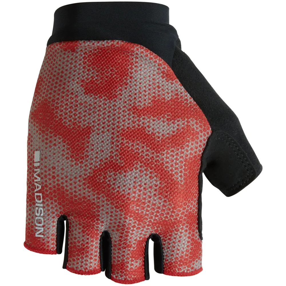 uPRISE Bikes Madison Flux Performance Short Finger Gloves - Mineral Red | Price match, 365 day return s, 18-Month Warranty, Finance Available & Free UK Delivery
