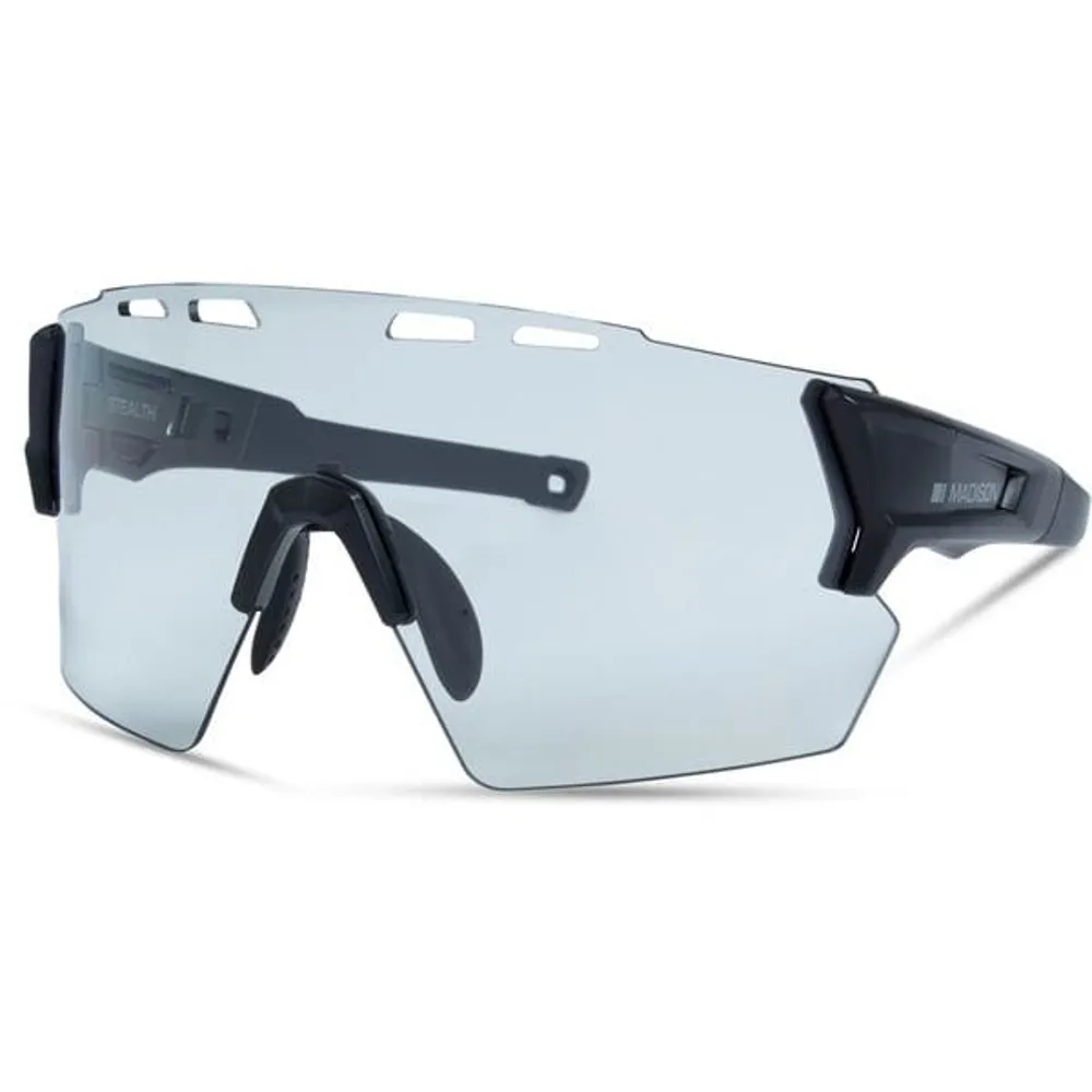 uPRISE Bikes Madison Stealth Sunglasses - Matt Black - Photochromic Lens | Price match, 365 day return s, 18-Month Warranty, Finance Available & Free UK Delivery