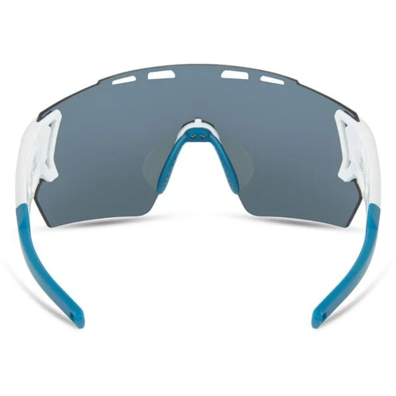 Madison Stealth Sunglasses - Gloss White/Blue Mirror Lens-2