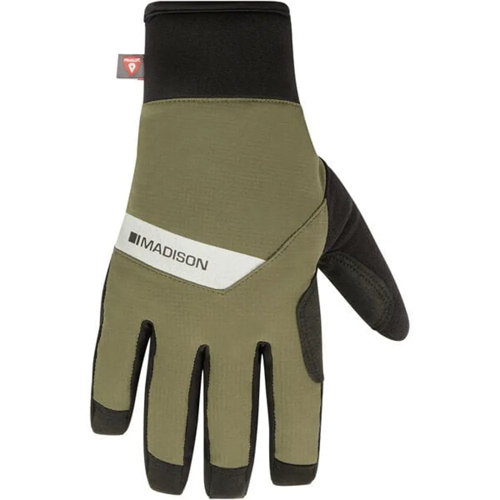 uPRISE Bikes Madison DTE Prima Thermal Waterproof Long Finger Gloves - Midnight Green | Price match, 365 day return s, 18-Month Warranty, Finance Available & Free UK Delivery