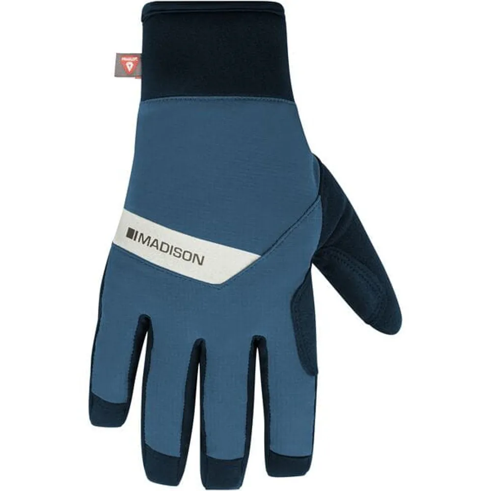 uPRISE Bikes Madison DTE Prima Thermal Waterproof Long Finger Gloves - Lake Blue | Price match, 365 day return s, 18-Month Warranty, Finance Available & Free UK Delivery