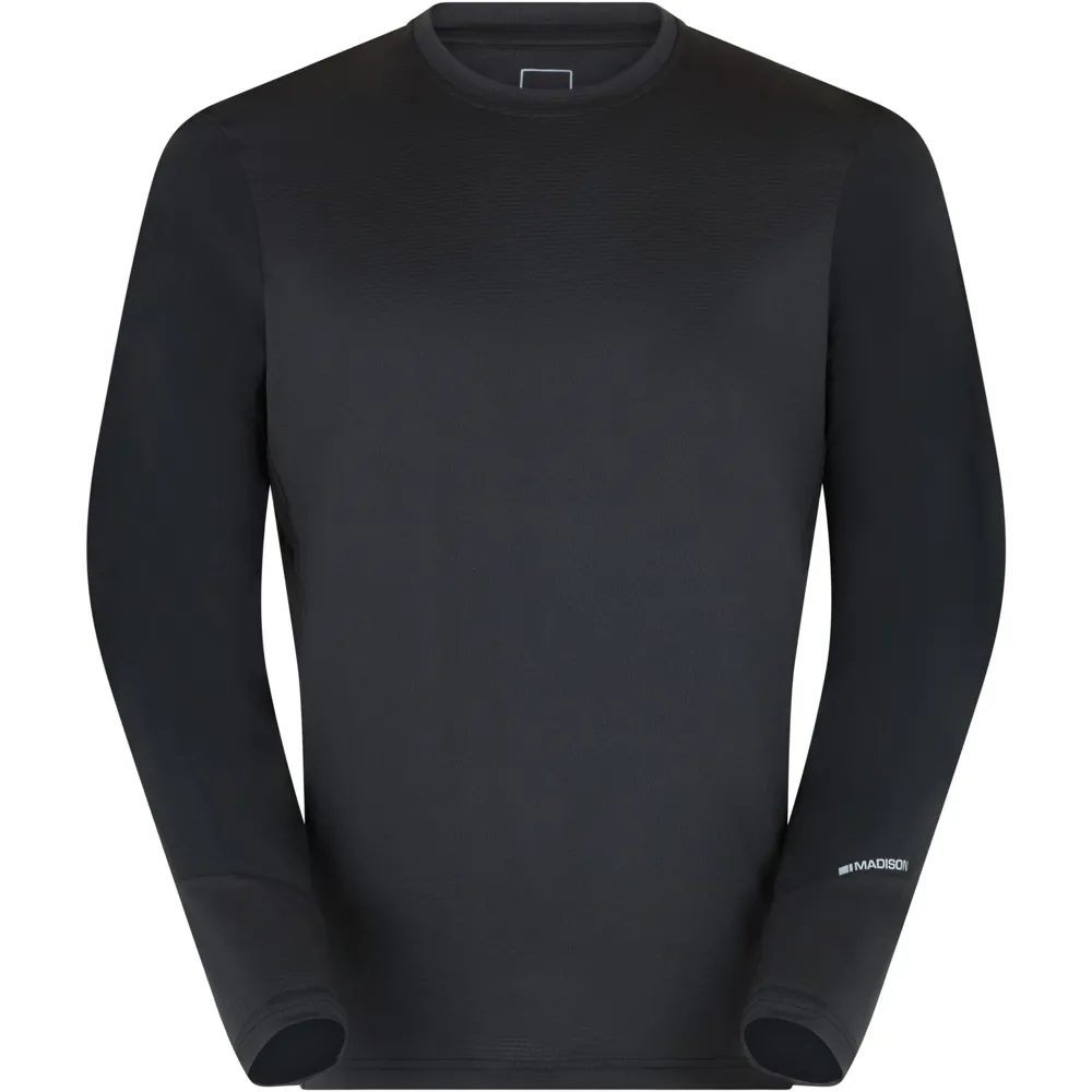 uPRISE Bikes Madison Flux Trail Men's Long Sleeve Jersey - Black | Price match, 365 day return s, 18-Month Warranty, Finance Available & Free UK Delivery